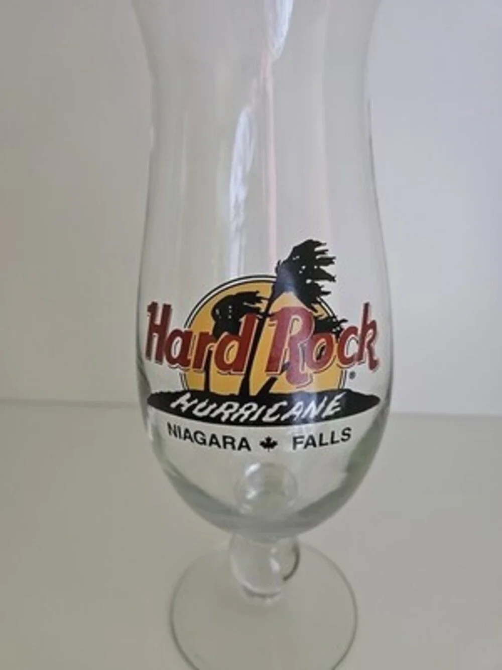 Hard Rock Niagra Falls Hurricane Glass Collectible